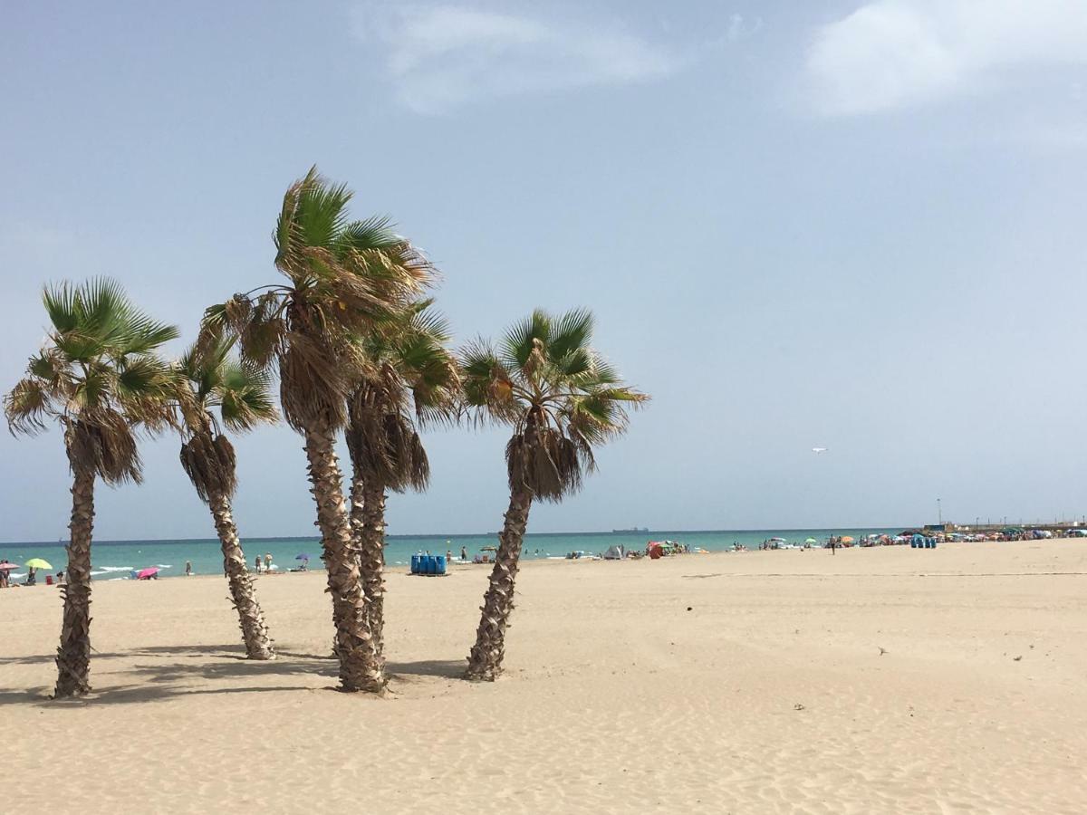 Fantastico Bajo Con Jardin En Playa De Canet Canet d'En Berenguer Exteriör bild